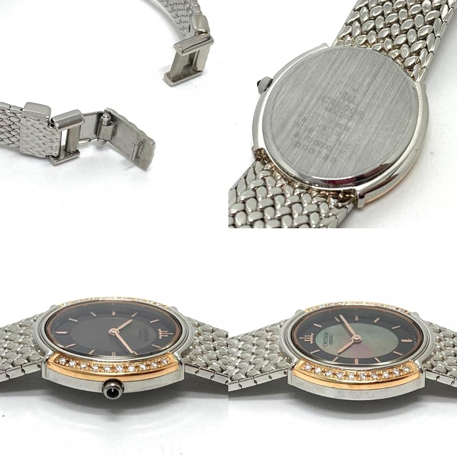 最終値下！クレドール 5A70-3000 ダイヤ/K18ベゼル レディース腕時計 SEIKO】セイコー クレドール 腕時計 ダイヤベゼル 5A70-3000
